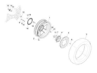 Rear wheel